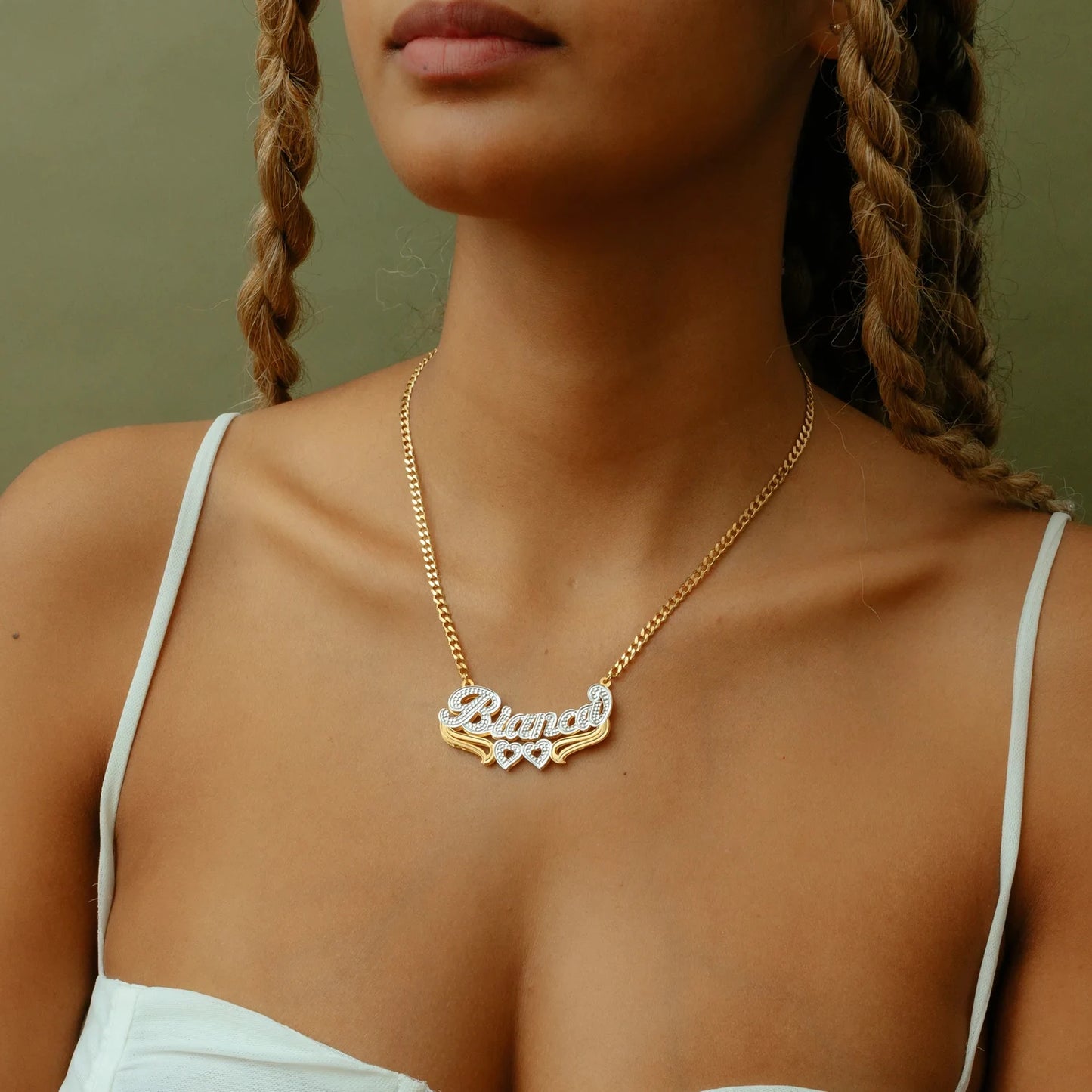 Custom Royal Elegance Name Necklace
