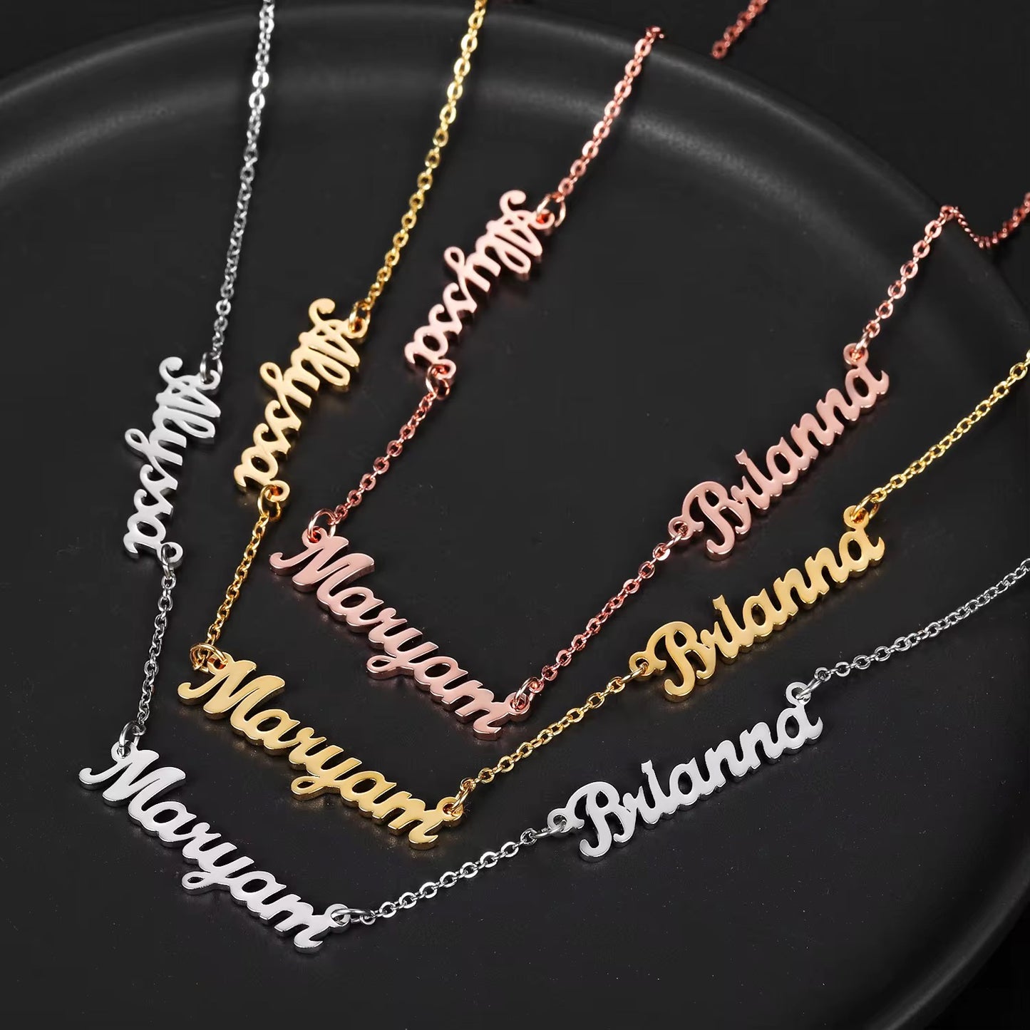 Linked in Love Name Necklace