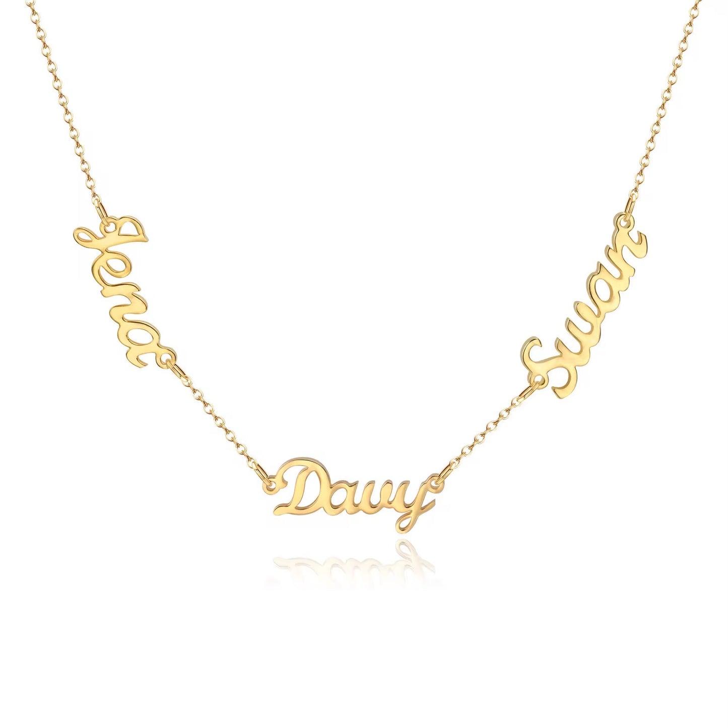 Linked in Love Name Necklace