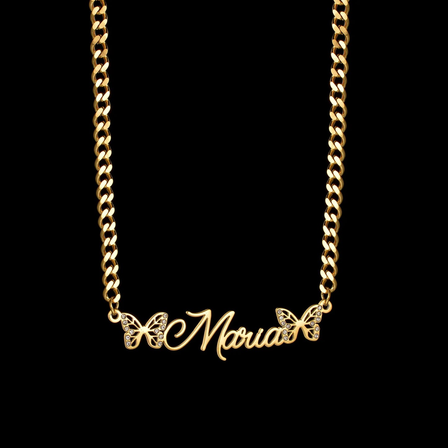 Butterfly Embrace Custom Necklace