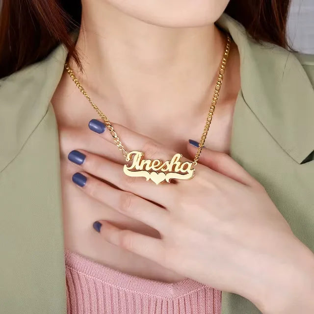 Layered Shine Name Necklace