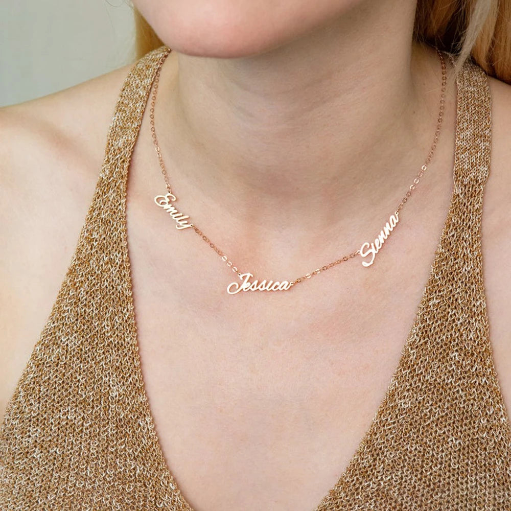 Linked in Love Name Necklace