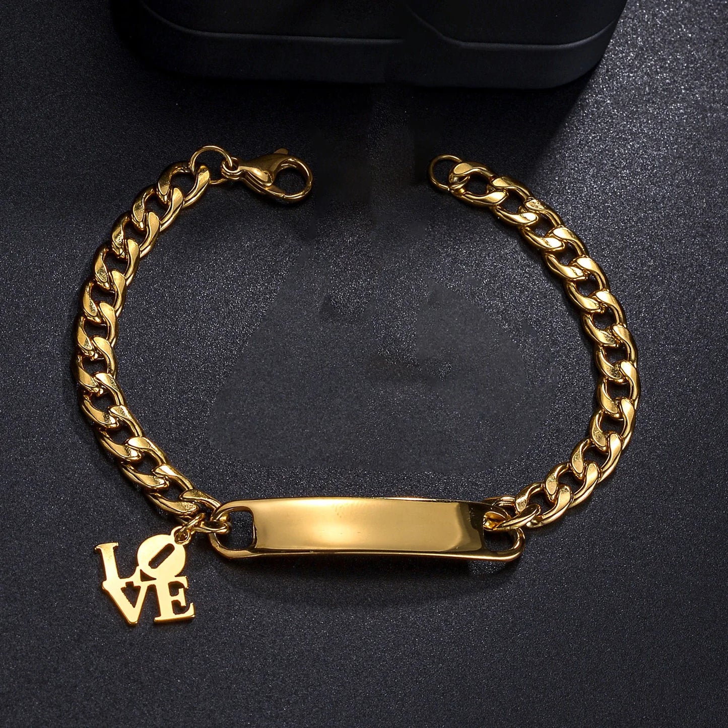 Custom Name & Charm Link Bracelet