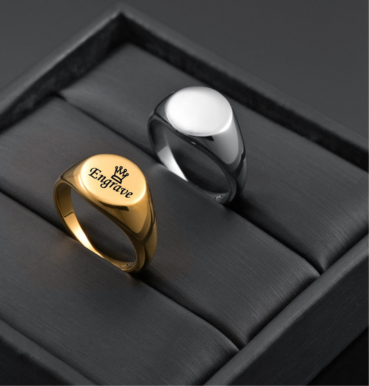Engraved Signet Ring