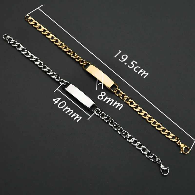 Custom Name & Charm Link Bracelet