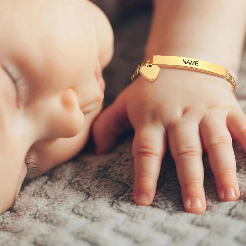 Custom Kid’s Nameplate Bracelet
