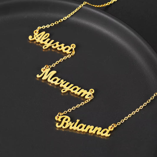 Linked in Love Name Necklace