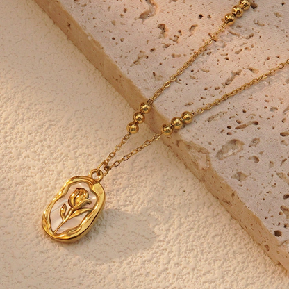 Golden Fleur Pendant