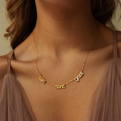 Linked in Love Name Necklace