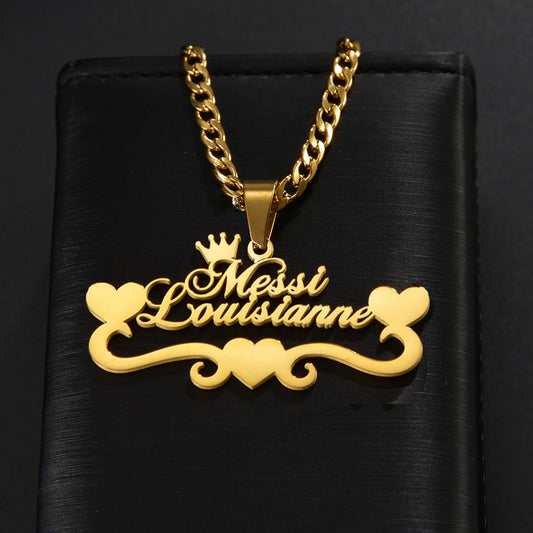Royal Romance Custom Name Necklace