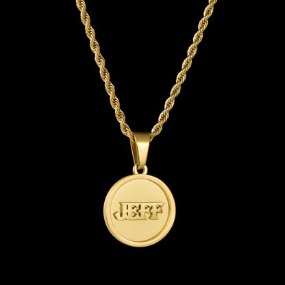 Custom Round Medallion Necklace