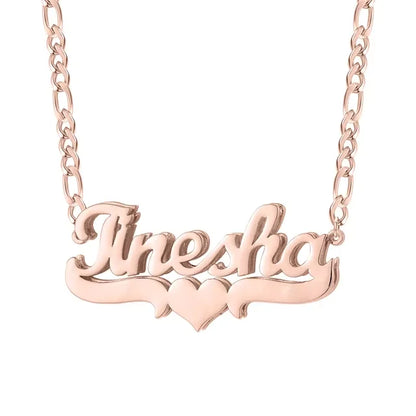 Layered Shine Name Necklace