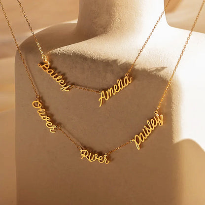 Linked in Love Name Necklace