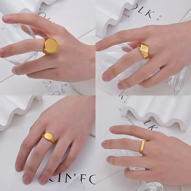 Engraved Signet Ring