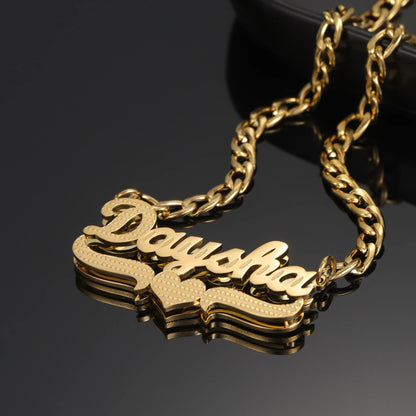 Luxe Double Plated Name Set