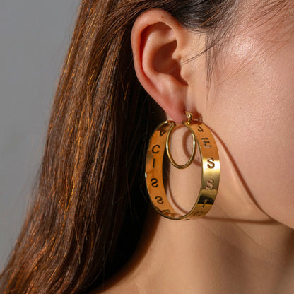 Luxe Signature Hoop Earrings
