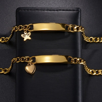 Custom Name & Charm Link Bracelet