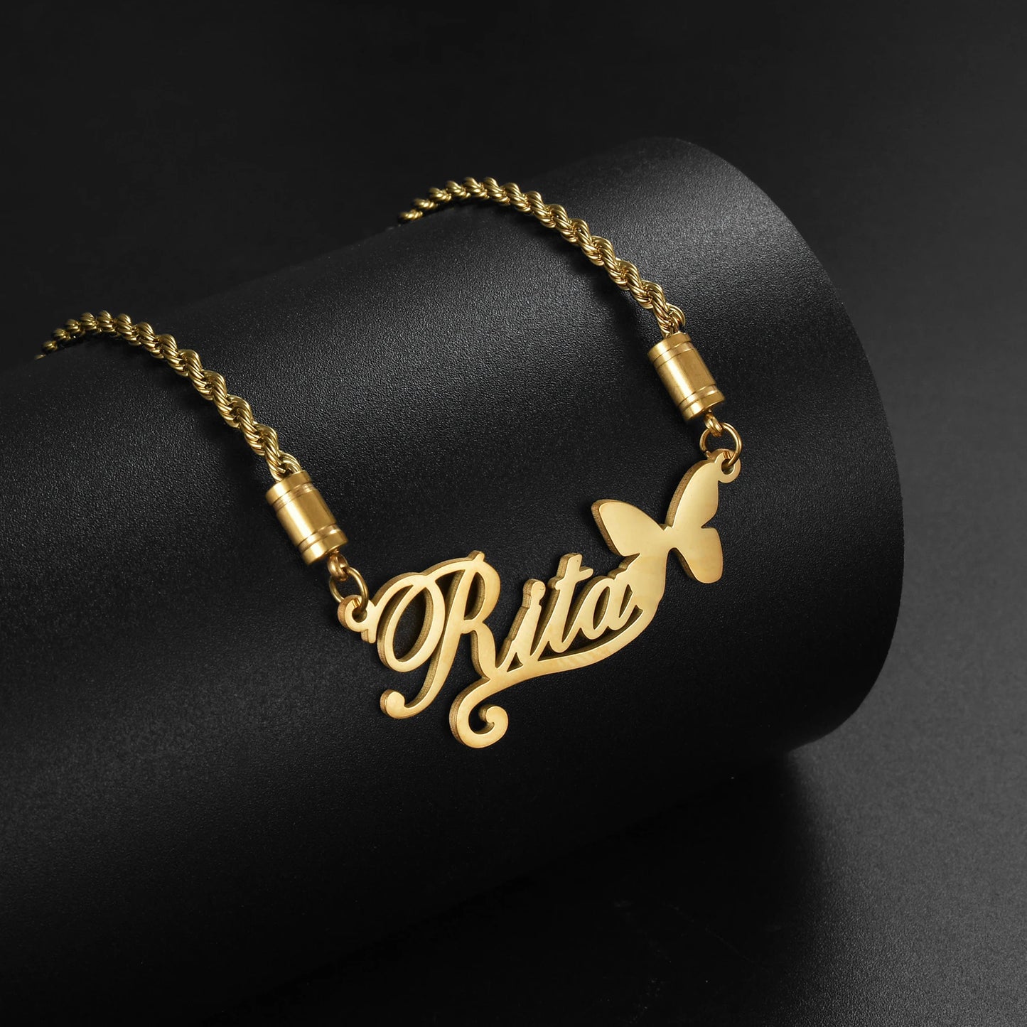 Butterfly Glow Custom Necklace