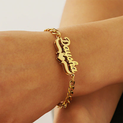 Luxe Double Plated Name Set