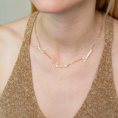 Linked in Love Name Necklace