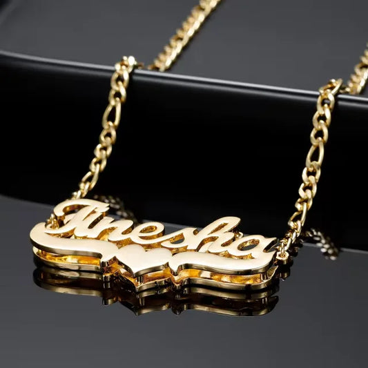 Layered Shine Name Necklace